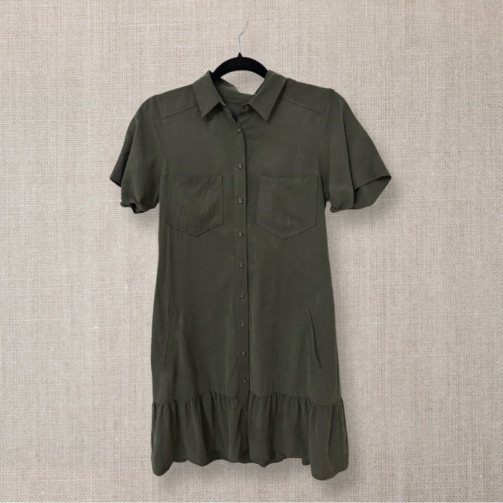 PAIGE Forest Green Modal Blouse